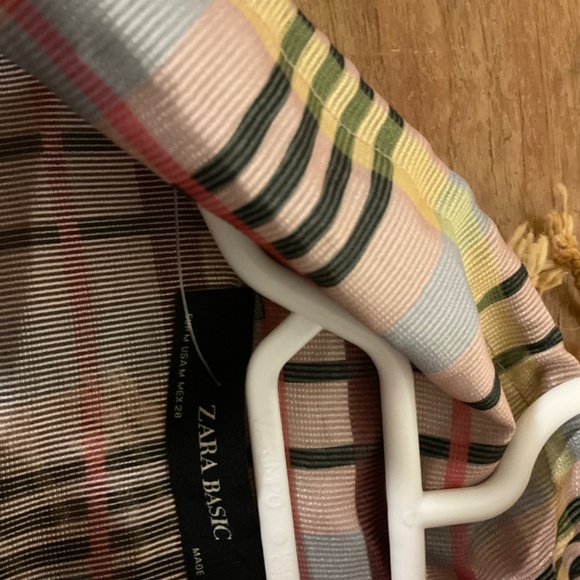 ZARA BASIC light weight jacket multi colored size Medium - Picture 3 of 6